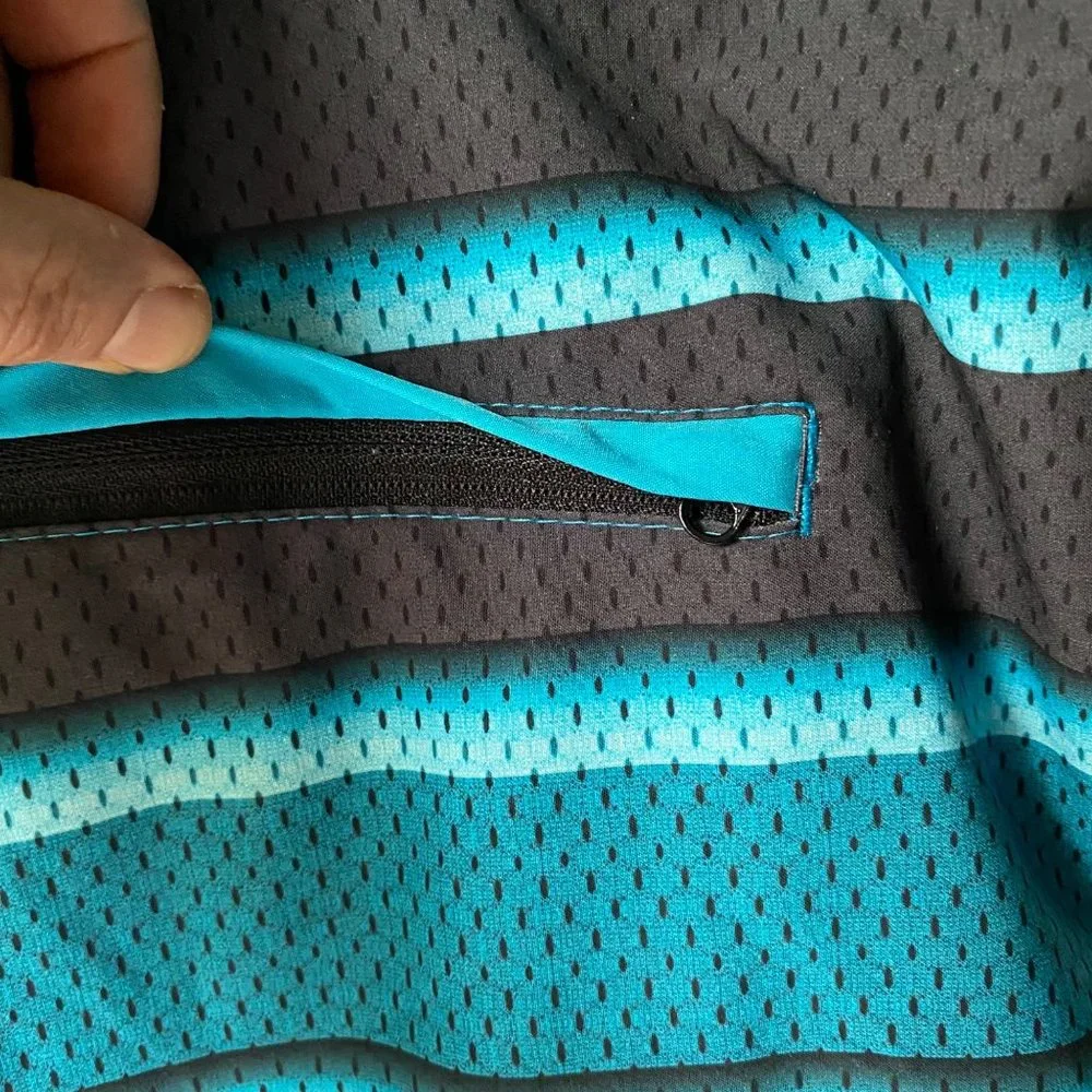 Hurley Phantom striped blue swim shorts boardshorts men 38‎